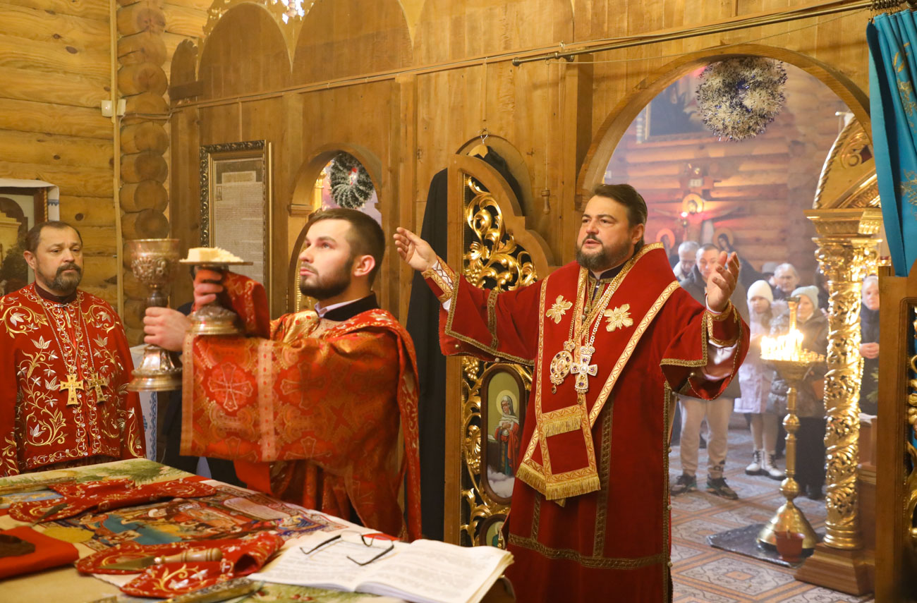 9 січня. Митрополит Олександр відправив Літургію в храмі ікони «Всецариця» у Львові.