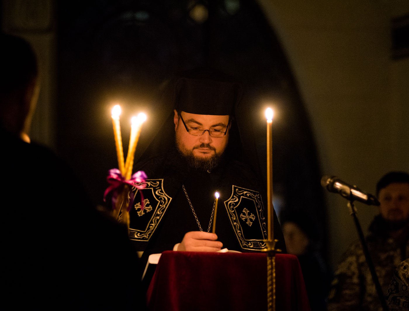 У перший день Великого посту митрополит Олександр відслужив повечір'я з читанням Великого канону прп. Андрія Критського