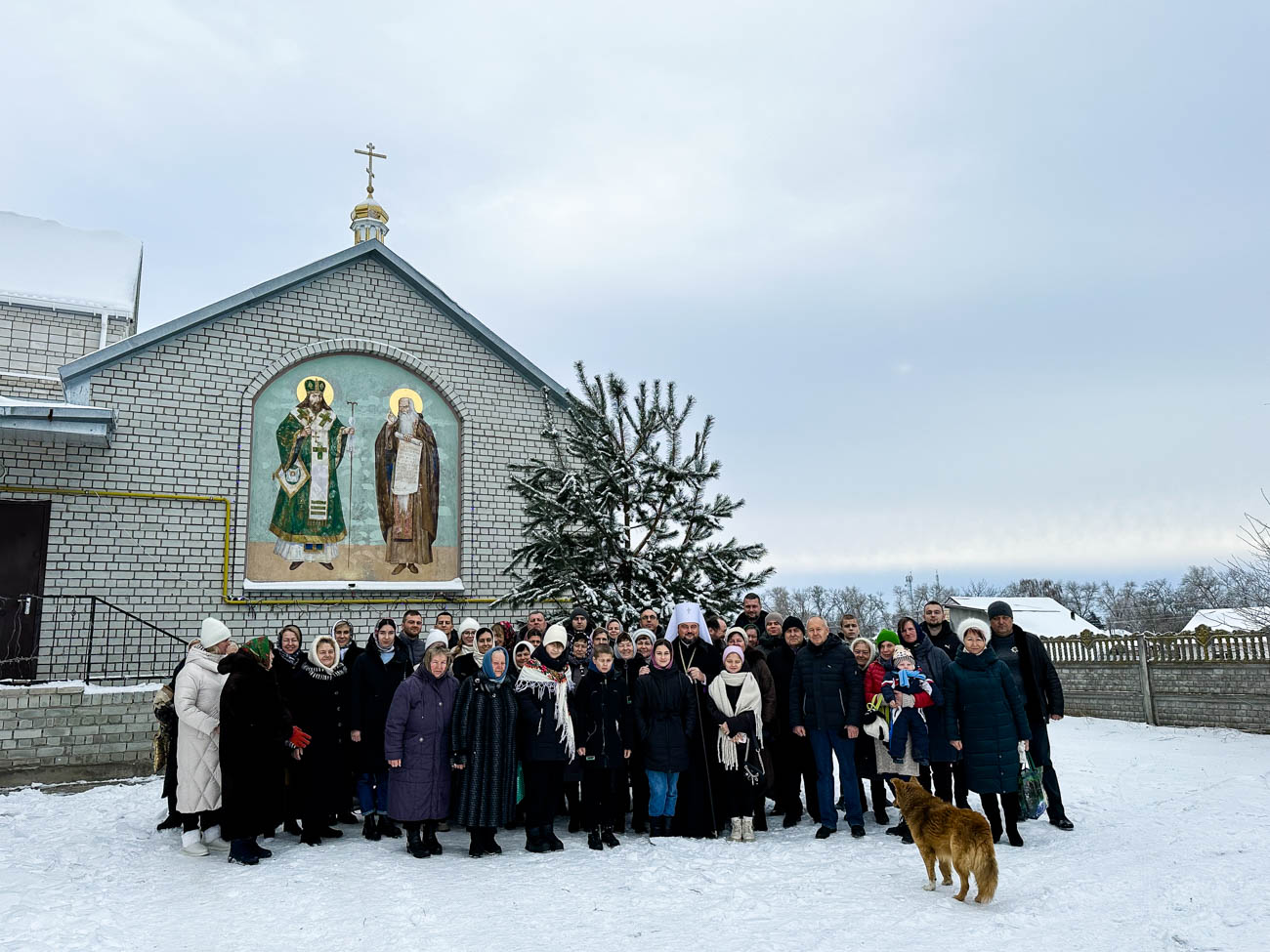 7 січня. Митрополит Олександр відвідав Свято-Вознесенську парафію у Бобрику.
