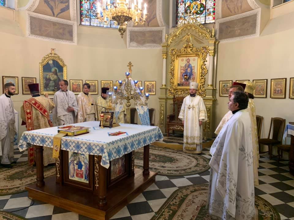 У неділю отців VII Вселенського Собору митрополит Олександр очолив Літургію у академічному храмі Львівської богословської академії