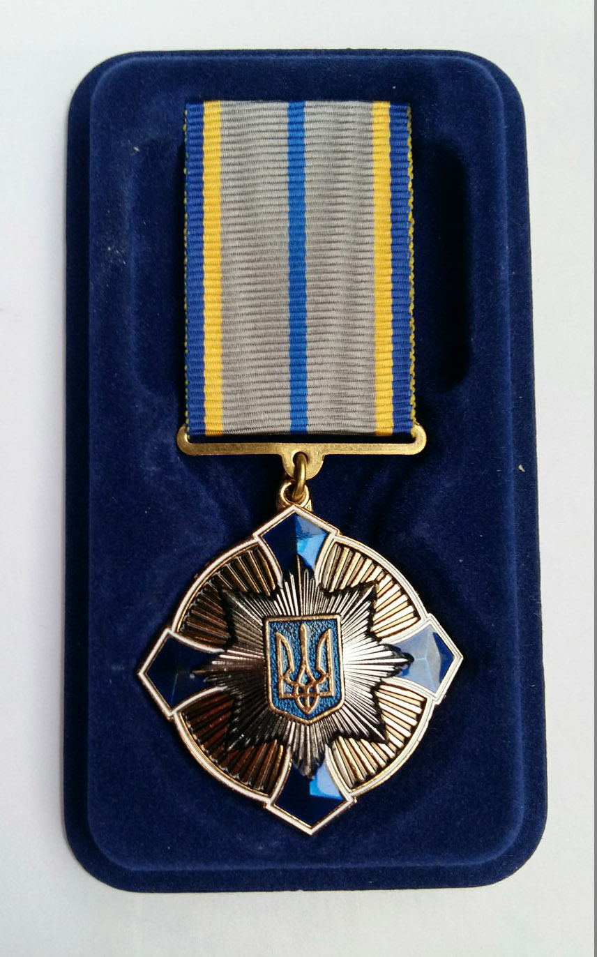 Голову єпархіального відділу по взаємодії із силовими структурами нагороджено медаллю «За службу Державі»